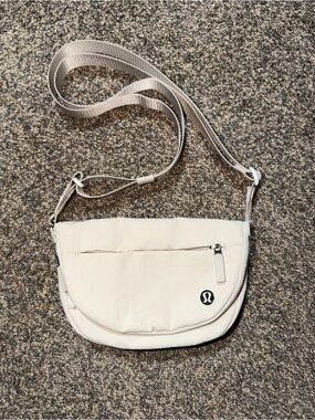 lululemon athletica Cream Crossbody Shoulder Bag